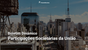 Boletim Dinâmico - Participações Societárias da União